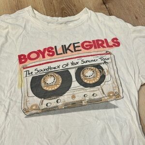 Extremely Rare Boys Like Girls Soundtrack of Your Summer Tour Tee